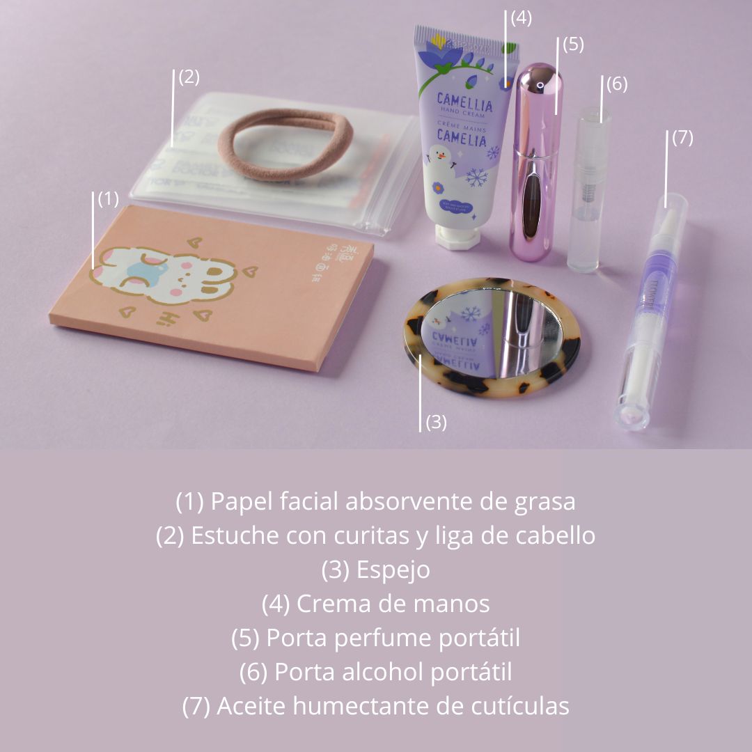 Cookie - celeste y beige + S.O.S KIT